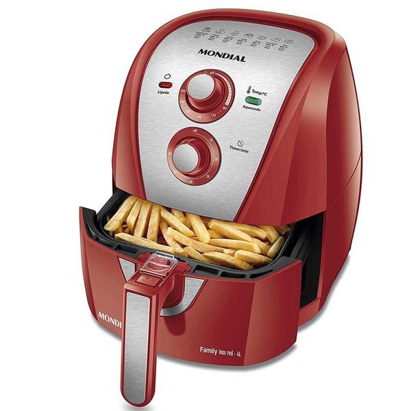 Imagem de Fritadeira Air Fryer Mondial Family Inox 4L AFN-40-RI - 220V