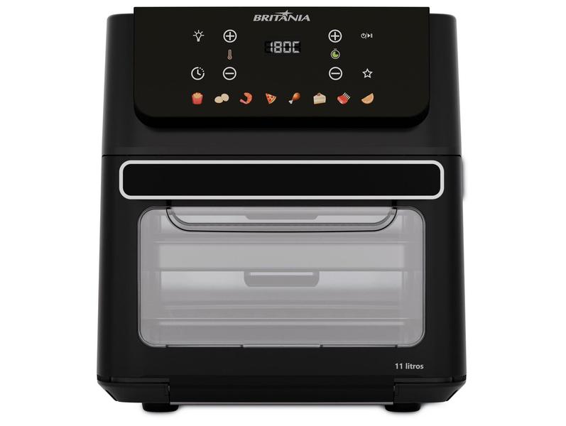 Fritadeira Air Fryer Oven Britânia BAF11 11L Preto Fosco Fritadeira Air Fryer Oven Britânia BAF11 11L Preto Fosco