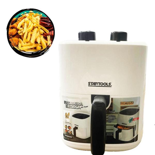 Imagem de Fritadeira Air Fryer Premium 3,4L Branco 220V 1200W