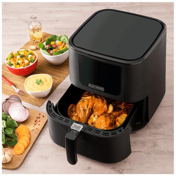 Imagem de Fritadeira AirFryer Digital 7 litros Gourmand Gris - AFD7Q Black+Decker