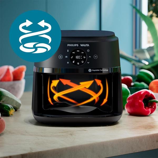 Imagem de Fritadeira Airfryer Digital XL Philips Walita Preta NA230