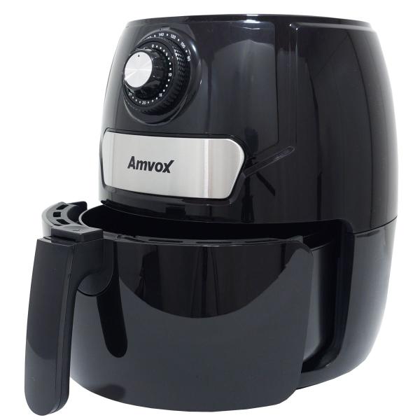 Imagem de Fritadeira AirFryer Sem Óleo 4,5 Litros 220V Panela Elétrica 1400W Timer Preta Amvox Arf 1245