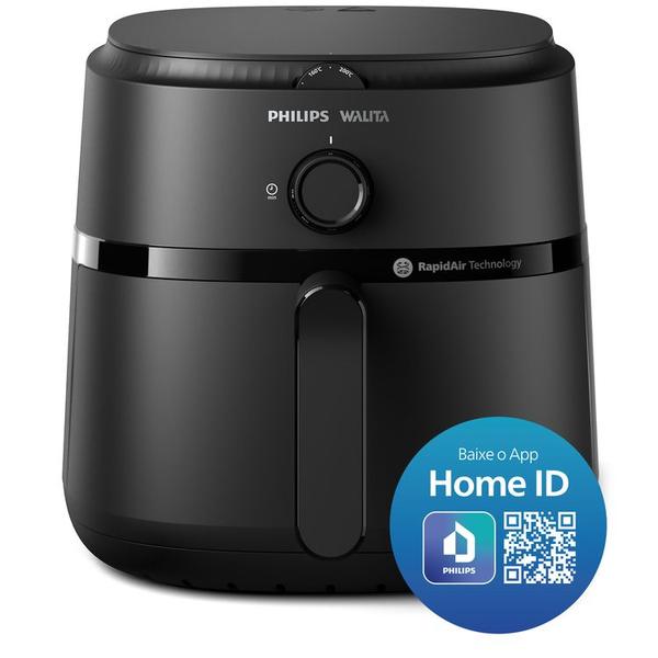 Imagem de Fritadeira Airfryer Série 1000 Xl Philips Walita Preta 110v