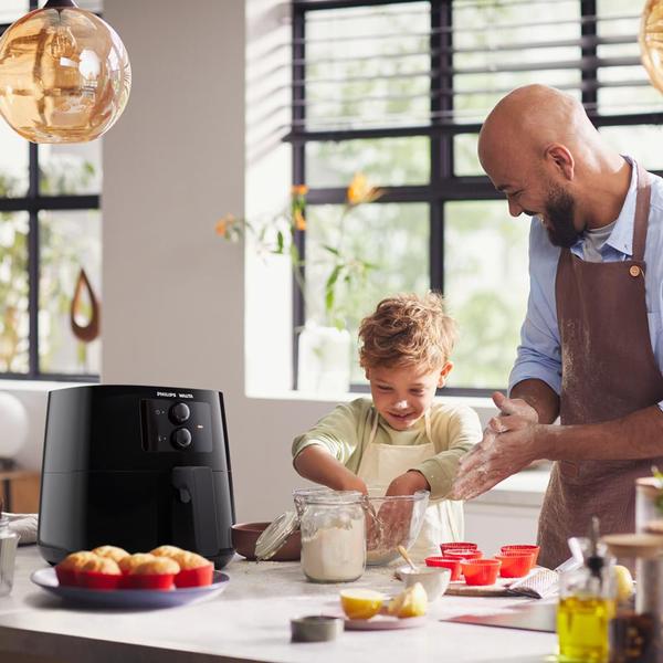 Imagem de Fritadeira Airfryer XL Analógica Philips Walita Preta 2000W