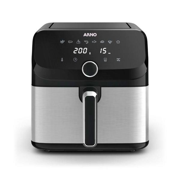 Imagem de Fritadeira Arno Air Fryer Mega Digital AFD7 170W 7,5l Inox Inox E Preto 127V