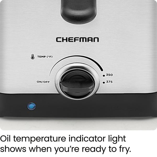 Imagem de Fritadeira Chefman Fry Guy 1,5 L de capacidade 1000 W inoxidável