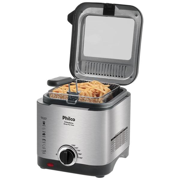 Imagem de Fritadeira com Óleo Philco Deep Fry Inox 1,8L 900W / 127V