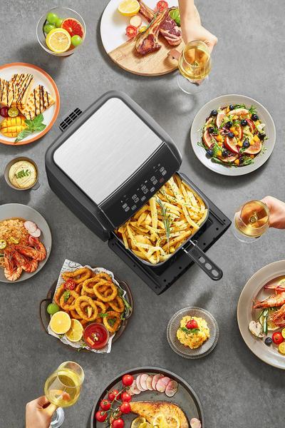 Imagem de Fritadeira Digital Sem Óleo Air Fryer Oven 12L C/ Visor 220v