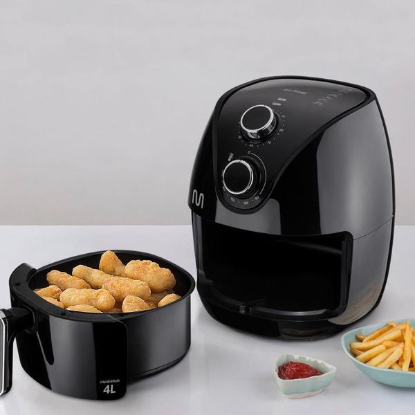 Imagem de Fritadeira Elétrica Air Fryer 4 Litros 1500w 127v Preta Multi - GO201 - Multilaser