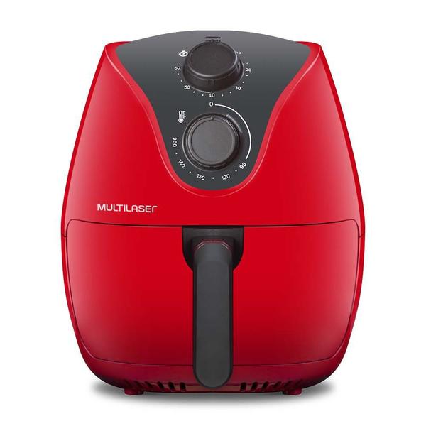 Imagem de Fritadeira Elétrica Air Fryer 4 Litros 1500W 220V Vermelha Multilaser - CE084