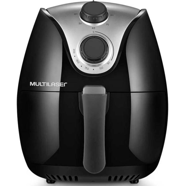 Imagem de Fritadeira Eletrica AIR FRYER BLACK 4L com Grade 1500W 60MIN de Timer CE222 220V