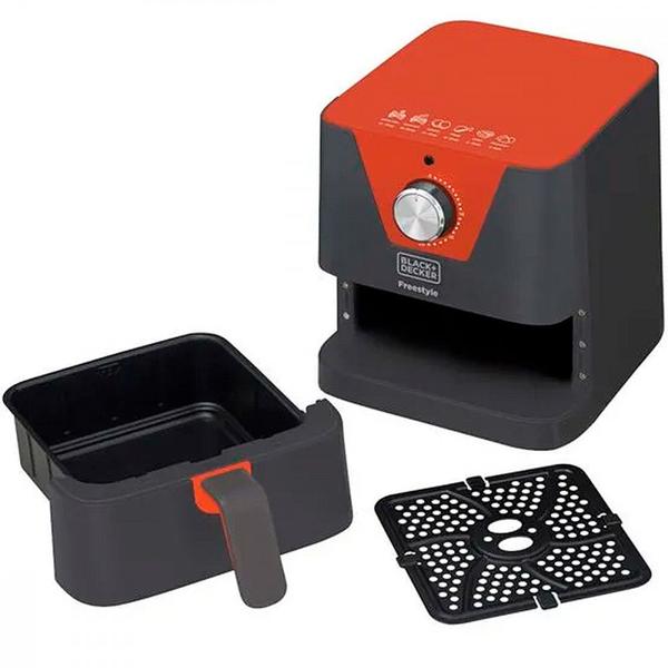 Imagem de Fritadeira Elétrica Air Fryer Black + Decker Freestyle Sem Óleo 1.5 Litros 700W 127V - AFM2-BR