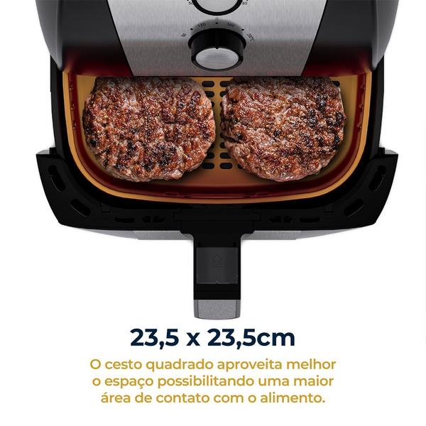 Imagem de Fritadeira Elétrica Air Fryer Britânia 5,5L Gold BFR51 127V