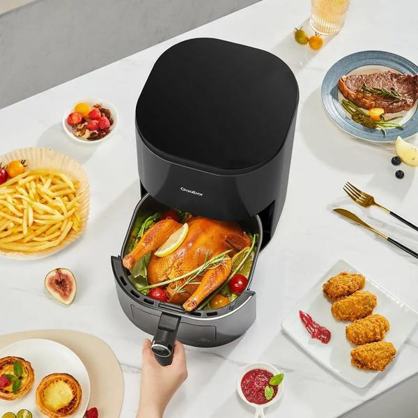 Imagem de Fritadeira Elétrica Air Fryer Duo Touchscreen Preto 4,2 Litros Gaabor - 220v