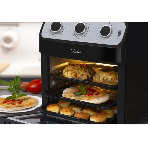 Imagem de Fritadeira Elétrica Air Fryer Midea Ovenfryer 12l Ffa20p Preto