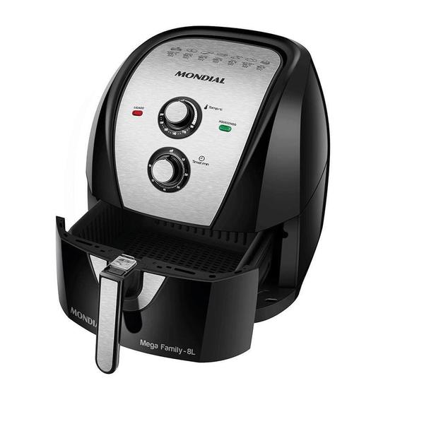 Fritadeira Eletrica Air Fryer Mondial AFN80BI 8L 1900W Fritadeira Eletrica Air Fryer Mondial AFN80BI 8L 1900W