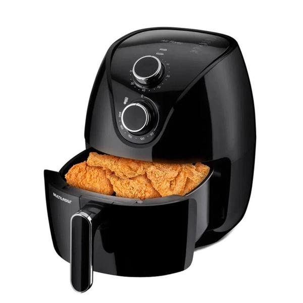 Imagem de Fritadeira Elétrica Air Fryer Multilaser 4L Preto 220v