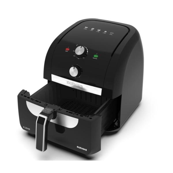 Imagem de Fritadeira Elétrica Air Fryer Sem Óleo 8L Itatiaia AFITA1003 1900W Preto/Prata 127V