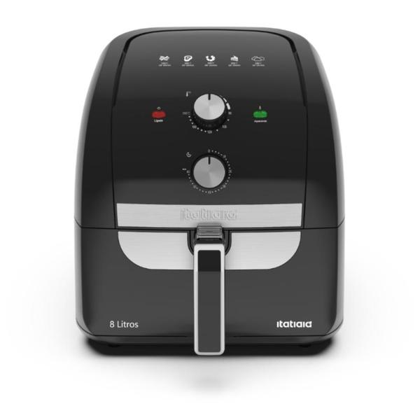 Imagem de Fritadeira Elétrica Air Fryer Sem Óleo 8L Itatiaia AFITA2003 1900W Preto/Prata 220V