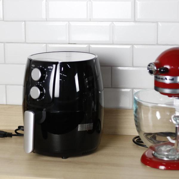 Imagem de Fritadeira Elétrica Airfryer Bak 3.6l 1400w 127v Ou 220v Alta Turbo Star Duplo