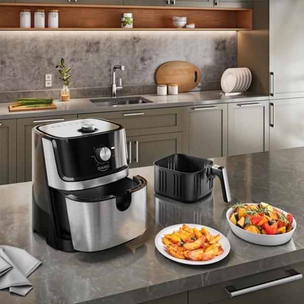 Imagem de Fritadeira Elétrica Airfryer Dako 5L Painel Analógico 127V