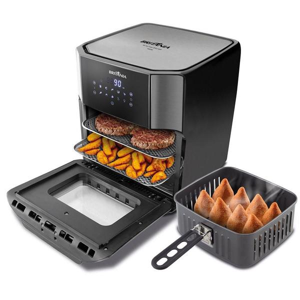 Imagem de Fritadeira Elétrica Britânia Air Fry Oven 12 Litros Preto 220V BFR2100P 063802064