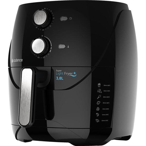 Imagem de Fritadeira Elétrica Cadence Sem Óleo Super Light Fryer 3,8L Preto 127V FRT555-127