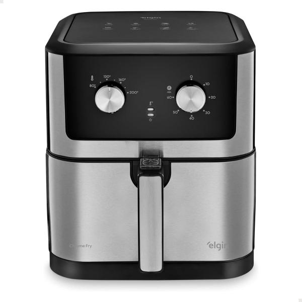 Imagem de Fritadeira Elétrica Chrome Fry Inox Elgin 8L 1900W 110V - Airfryer