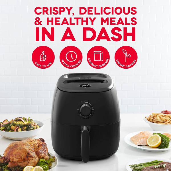 Imagem de Fritadeira Elétrica DASH Tasti-Crisp 6L Preto 1700W