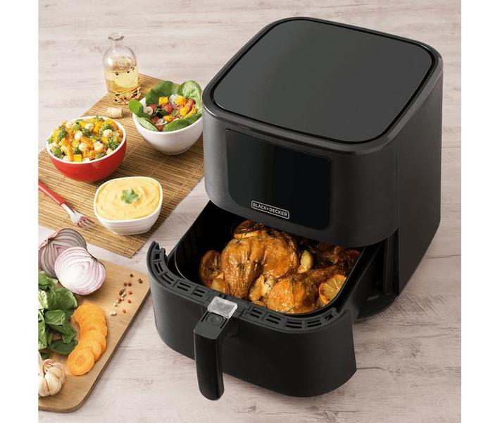 Imagem de  Fritadeira Elétrica Digital Sem Óleo Airfryer Black Decker 7 Litros