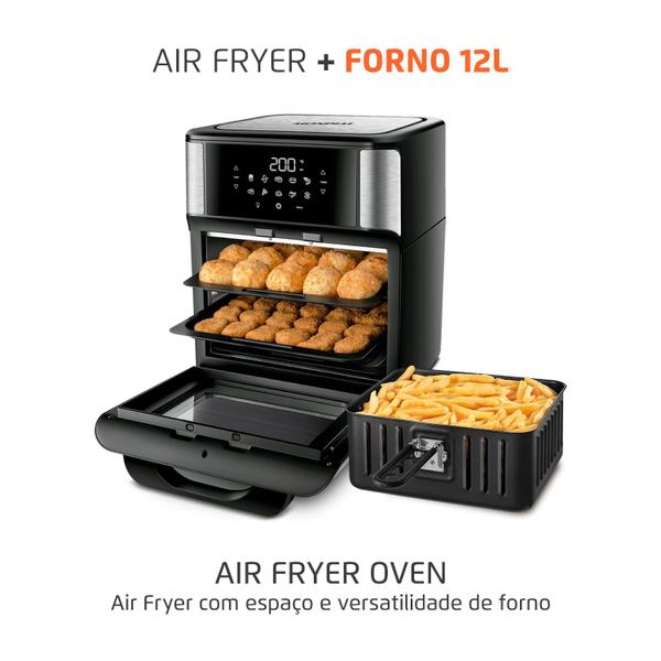 Imagem de Fritadeira Elétrica Forno Oven 12L Mondial AFO-12L-BI