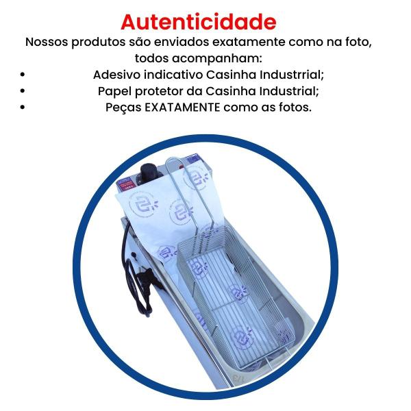 Imagem de Fritadeira Elétrica Industrial Econômica 3L Inox 