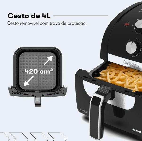 Imagem de Fritadeira eletrica itatiaia preto 4l 127v