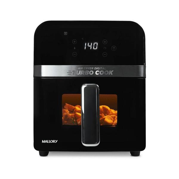 Imagem de Fritadeira Elétrica Mallory 6 Litros TurboCook Preto - 127V