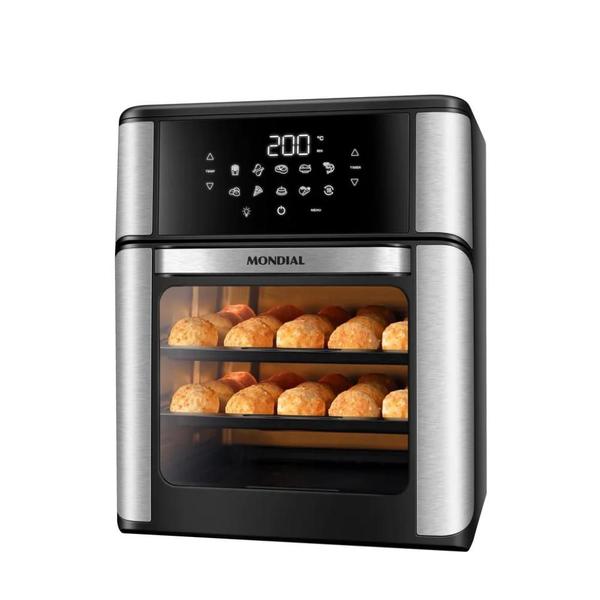 Imagem de Fritadeira Elétrica Mondial AFO-12L-BI 12L Forno Oven 2000W