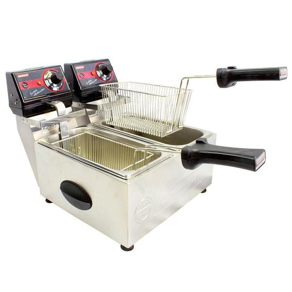 Imagem de Fritadeira Elétrica Pro 2 Cubas 3L Frita Fácil Cotherm 110V