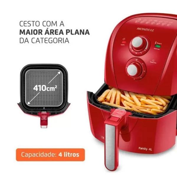 Imagem de  Fritadeira Elétrica Sem Óleo AFN-40-FR 4 Litros Premium 1500 Watts 127V