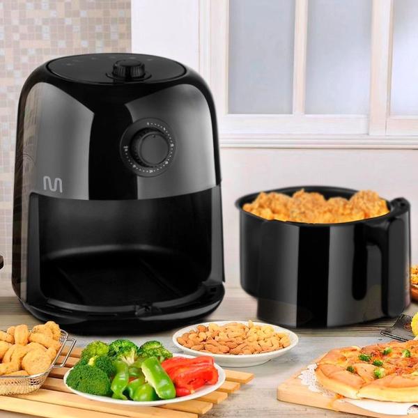 Imagem de Fritadeira Elétrica sem óleo Air Fryer 127V 3,5L 1350W Preta Multi - GO215