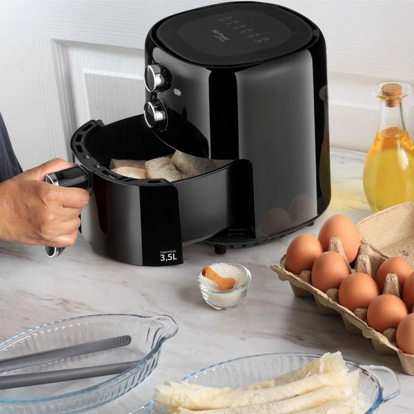 Imagem de Fritadeira Elétrica sem óleo Air Fryer 3,5L 1500W 127V Preta Multi