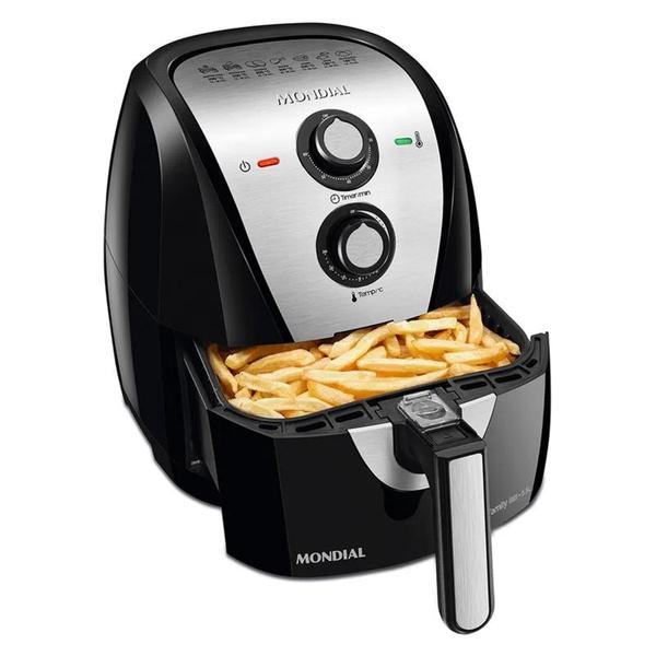 Imagem de Fritadeira Elétrica Sem Óleo Air Fryer 5,5L Mondial AF-55I 110V