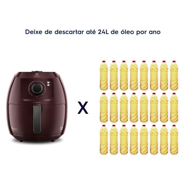 Imagem de Fritadeira elétrica sem óleo Air Fryer 5L 1700 watts Family Efficient - EAF51 - Electrolux