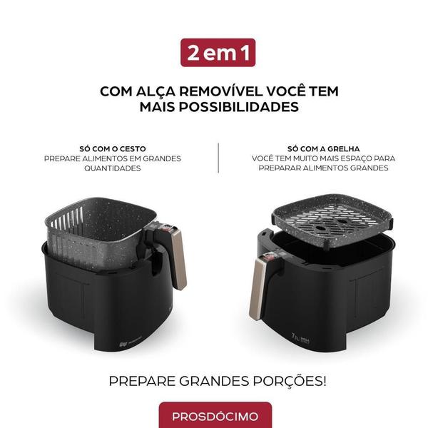 Imagem de Fritadeira Elétrica Sem Óleo Air Fryer 7,1L - Prosdócimo Wap