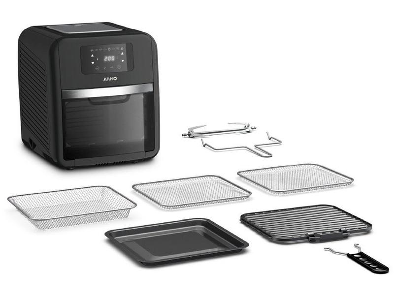 Imagem de Fritadeira Elétrica sem Óleo/Air Fryer Arno Airfry Oven & Grill Expert UFE9 Preto com Timer 11L