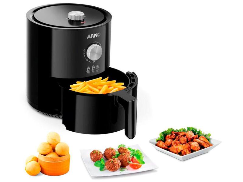 Imagem de Fritadeira Elétrica sem óleo/Air Fryer Arno - Ultra Preta com Timer 4,2L