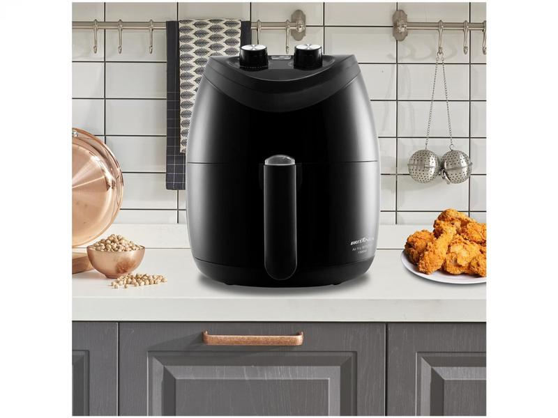 Imagem de Fritadeira Elétrica sem Óleo/Air Fryer Britânia - BFR25P Preta 3,5L com Timer