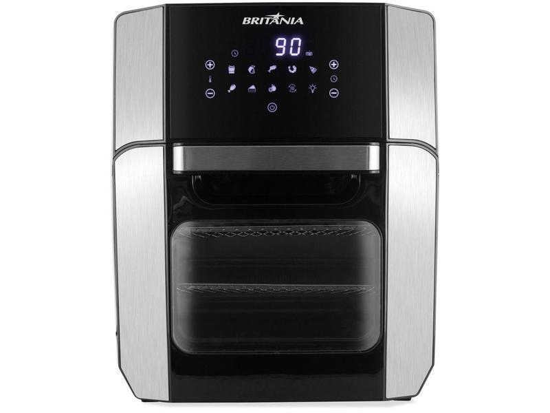 Imagem de Fritadeira Elétrica sem Óleo/Air Fryer Britânia   - Oven BFR2100 Preta 12L com Timer