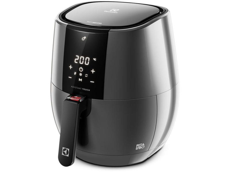 Imagem de Fritadeira Elétrica sem Óleo/Air Fryer Electrolux - Digital Experience EAF20 Grafite 3,2L com Timer