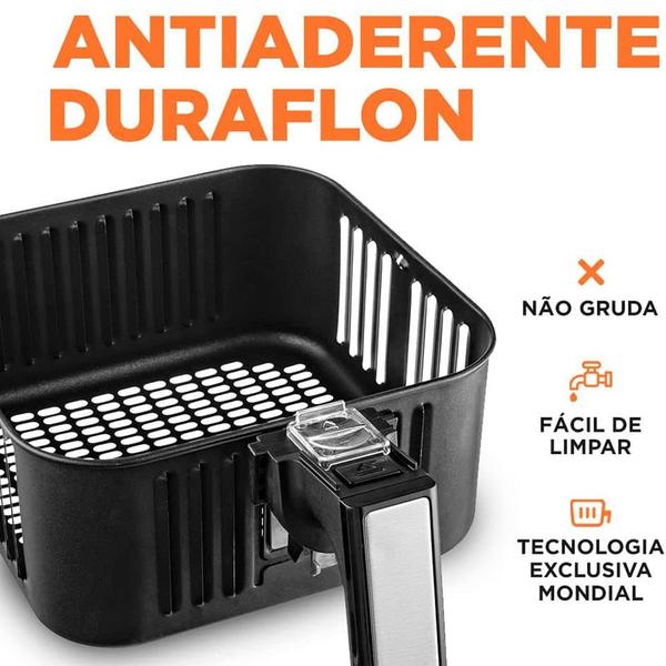 Imagem de Fritadeira Elétrica Sem Óleo Air Fryer Mondial 5L Grand Family AFN-50 Timer 1900W 127V