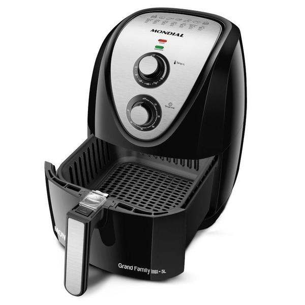 Imagem de Fritadeira Elétrica Sem Óleo Air Fryer Mondial 5L Grand Family AFN-50 Timer 1900W 220V