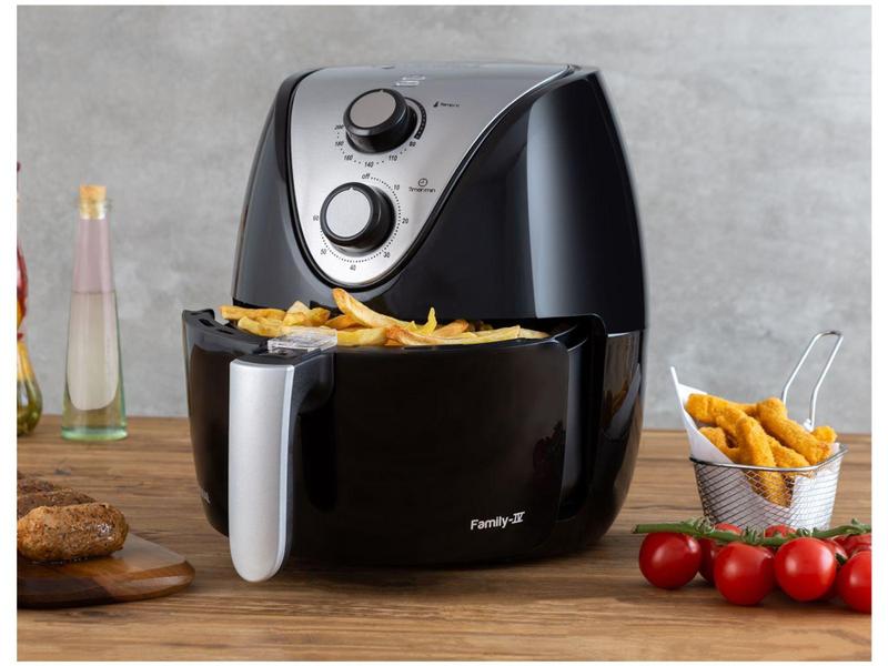 Imagem de Fritadeira Elétrica sem Óleo/Air Fryer Mondial - Family IV AF-30-I Preta 3,5L com Timer